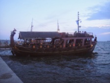 Boating in Thermaikos Gulf, Thessaloniki, Greece